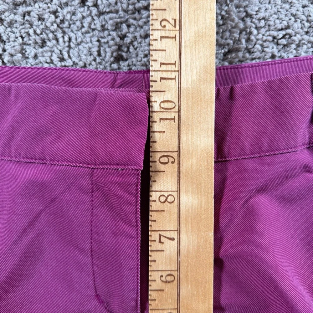 Adidas Golf Pants Berry Cropped Straight Leg women 14 athletic performance ankle